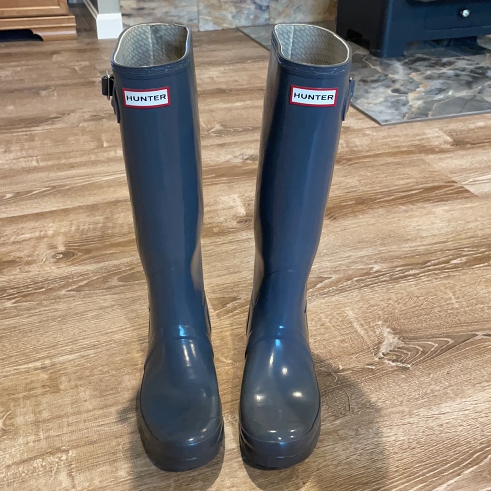 Grey Hunter Rain Boots Wellies Size 39